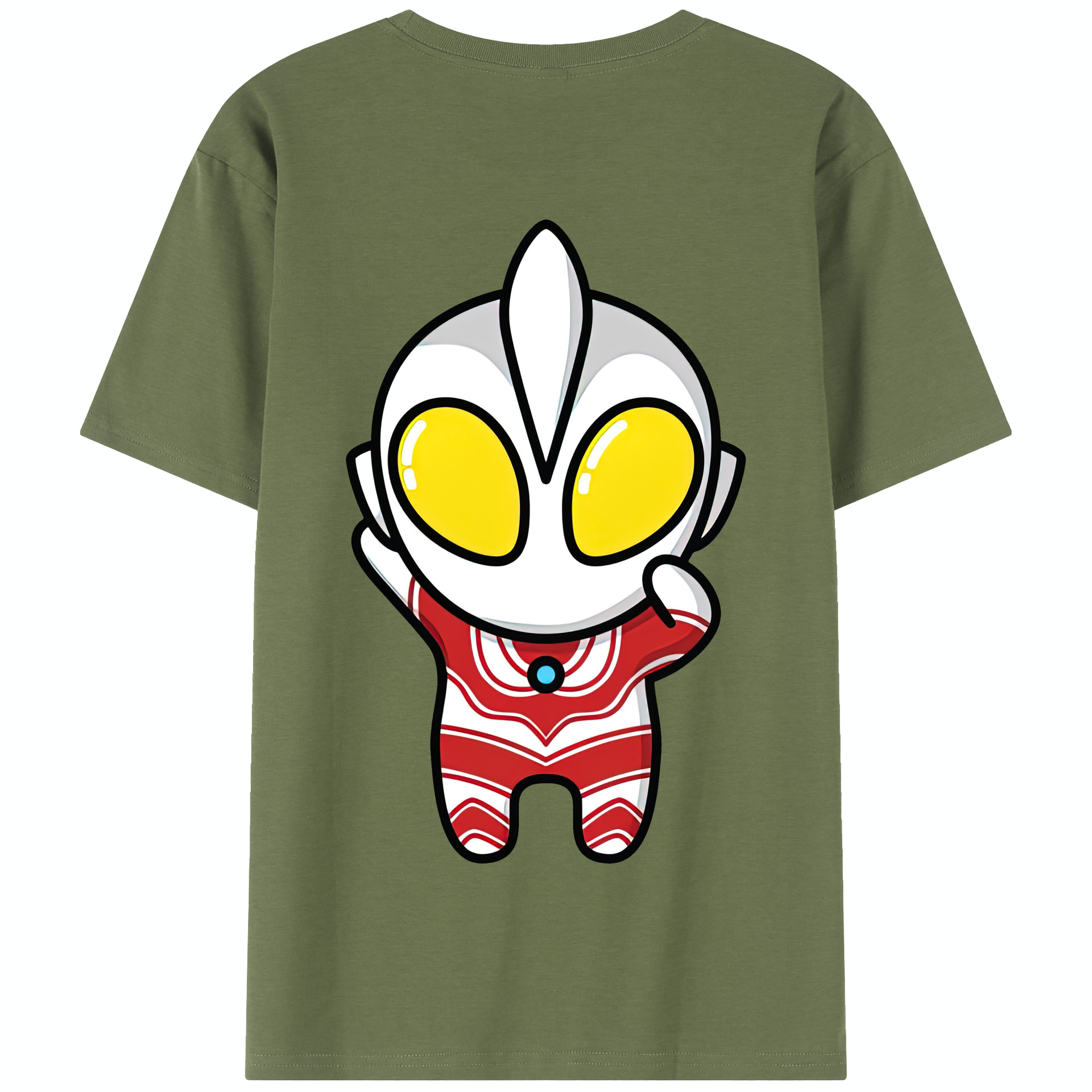 （画像用） ウルトラマン Ultraman 綿100％半袖Tシャツ（背面プリント）